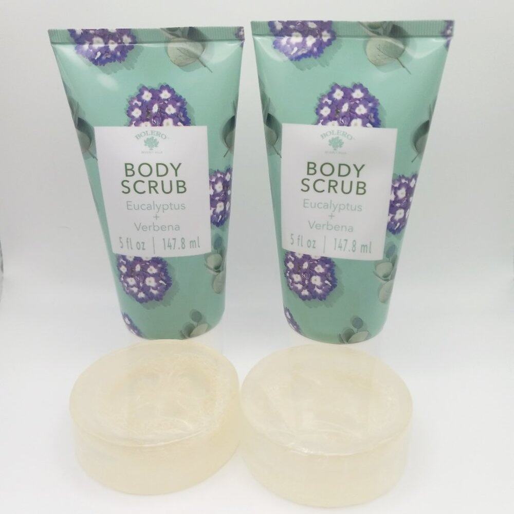 Body Scrub & Loofah Soap Bath Set